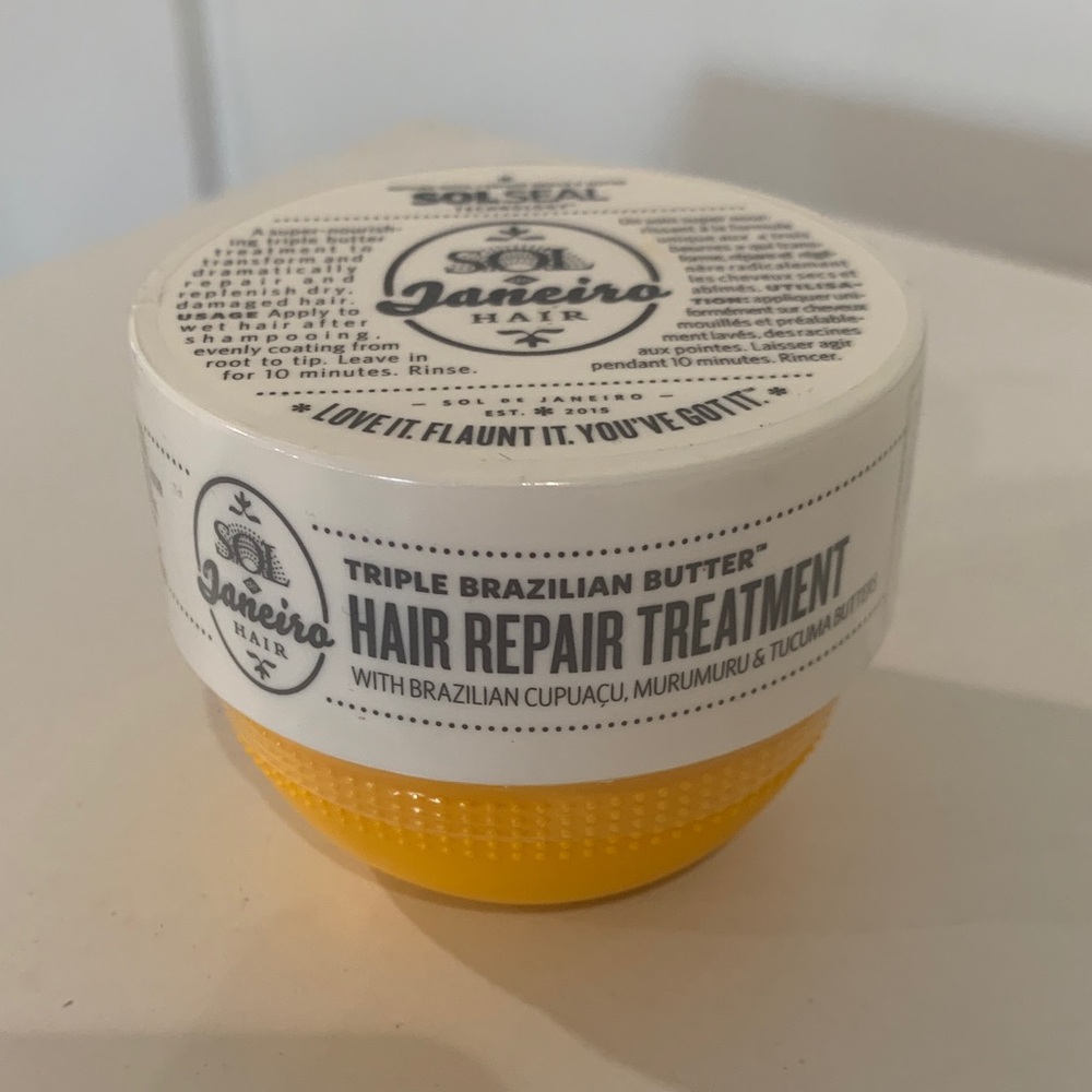 Sol de Janeiro Yellow Hair Repair Treatment Jar